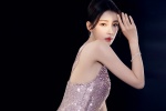 Sun Yi pink sequin dress sexy photo wallpaper