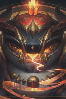League of Legends Tarot series skin Tahm original painting