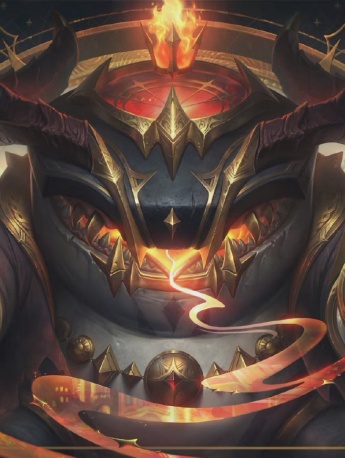 League of Legends Tarot series skin Tahm original painting