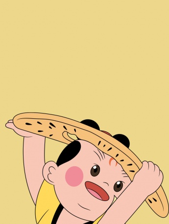 天書奇譚人物簡約風手機壁紙