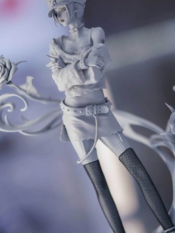 大崎娜娜灰模圖多角度一覽