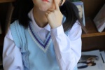 俏皮可爱学生妹文艺甜美写真