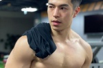 Pictures of Chen Yiting, a handsome man with strong breasts and strong muscles