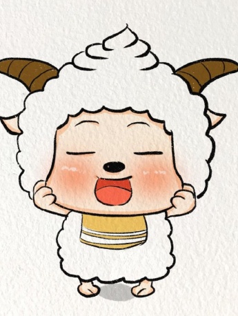 Simple drawing pictures of lazy sheep