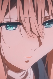 薇尔莉特蓝绿色瞳孔头像