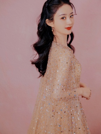 趙麗穎仙氣紗裙魅惑性感寫真