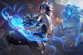 League of Legends Heroes Blue and White Porcelain Series Computer Wallpaper