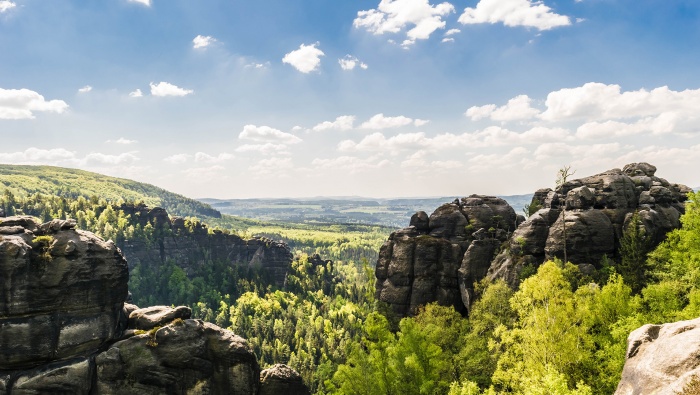 Elbe Sandstone Mountains Picture Desktop Wallpaper