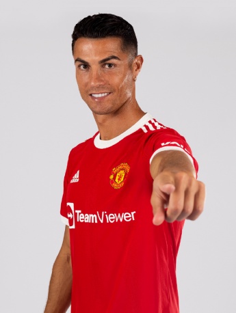 Cristiano Ronaldo's Manchester United No. 7 jersey, extremely clear and beautiful pictures