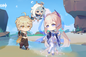 原神心海派蒙空圖片桌麵壁紙