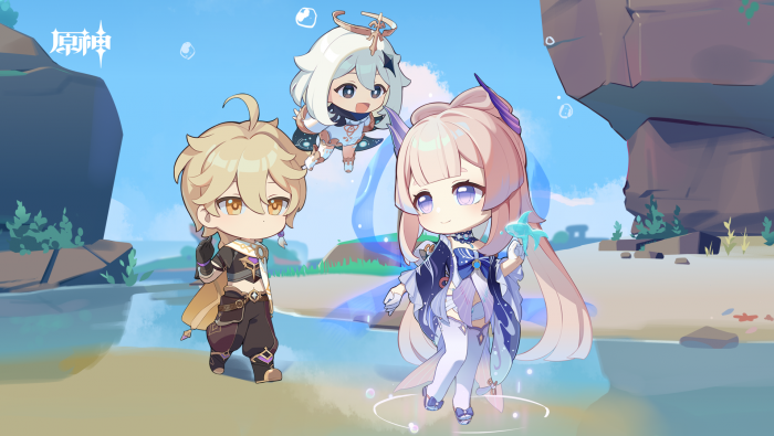 Yuan Shen Xin Hai Pai Meng Kong picture desktop wallpaper