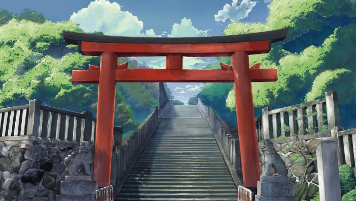 二次元日本动漫场景图片壁纸