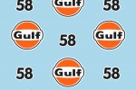 Gulf oil theme creative mobile wallpaper