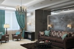 Simple living room design material picture wallpaper