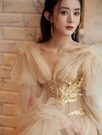 趙麗穎時尚芭莎年度派對性感圖片