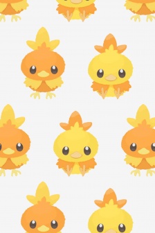 寶可夢卡通平鋪手機壁紙