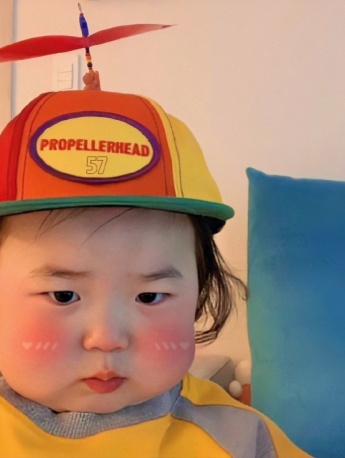 可愛萌娃頭像圖片