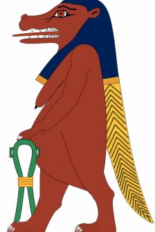 古埃及塔沃里特神组图