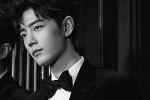 Xiao Zhan black and white photo desktop wallpaper picture