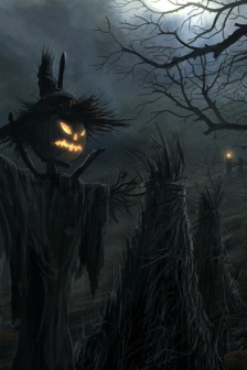 Halloween ghost material pictures HD mobile wallpaper