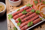 Food sausage picture material HD wallpaper