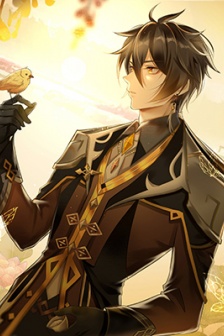 高清原神钟离头像图片