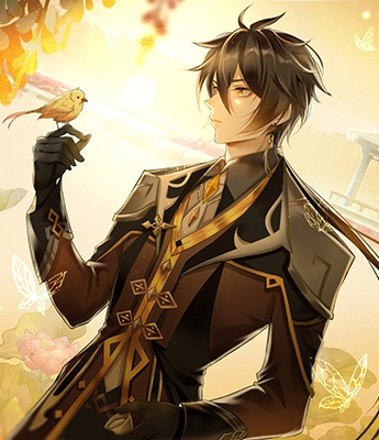 HD original god Zhongli avatar picture