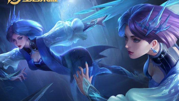 King of Glory Mirror Ice Blade Fantasy HD Desktop Wallpaper