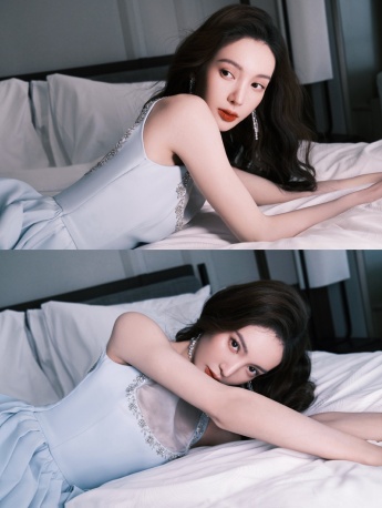 金晨時尚芭莎年度派對性感圖片