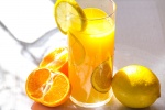 Freshly squeezed orange juice poster picture material wallpaper