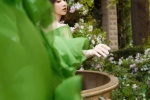 Chen Duling sexy photo in green dress