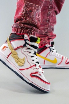 耐克SB高帮独角兽上脚图