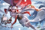 Glory of the King Gongsun Li prays for snow Lingzhu skin wallpaper