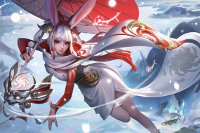 王者荣耀公孙离祈雪灵祝皮肤壁纸