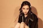 Angelababy个性脏辫时尚写真壁纸