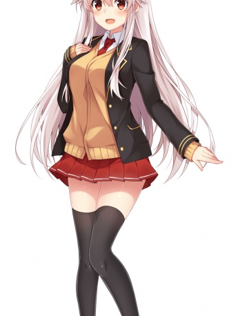 又萌又可愛的動漫少女手機壁紙