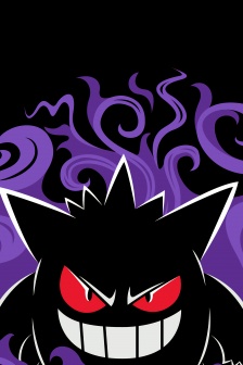Gengar creative theme mobile wallpaper