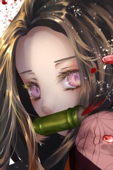 Demon Slayer: Kimetsu no Yaiba beautiful hand-painted style mobile wallpaper