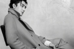 Lin Gengxin's handsome black and white atmospheric photo