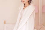 Good Morning Girl Vest Bathrobe Temptation Bold Private Room Photo
