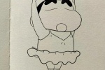 Crayon Shin-chan simple drawing