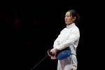 HD pictures of epee athlete Sun Yiwen