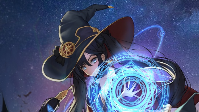 原神莫娜动漫卡通高清电脑壁纸