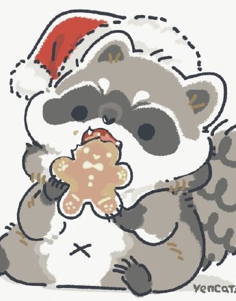 小浣熊聖誕頭像