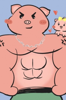 Animal muscle couple avatar