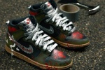Nike high-top Dunk Batman customized high-definition picture