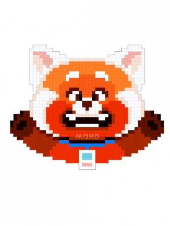 Metamorphosis panda pixel style avatar