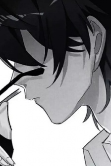 黑色系男生不露脸的漫画头像