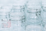 April 2022 simple still life style calendar wallpaper