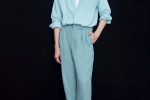 Gong Jun handsome pictures and photos in mint green suit